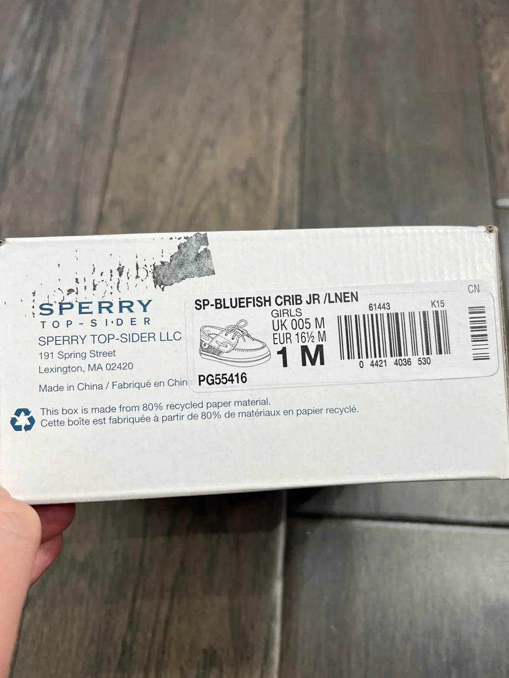 Sperry My First Boat Shoes NEW